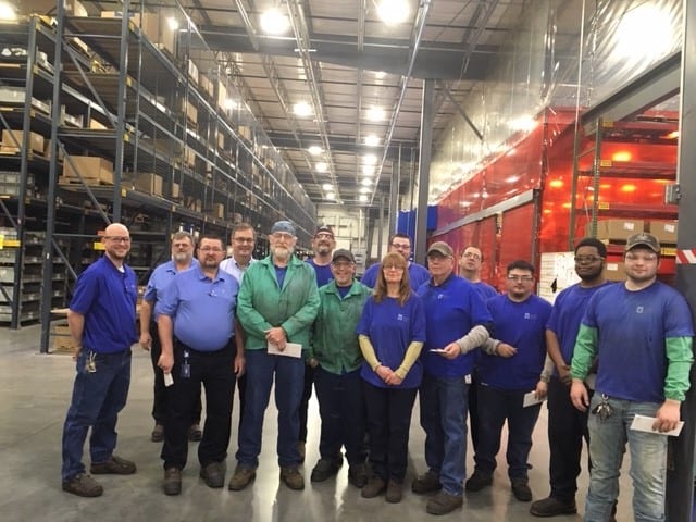 GSM's second shift welding team after receiving their AWS Certifications