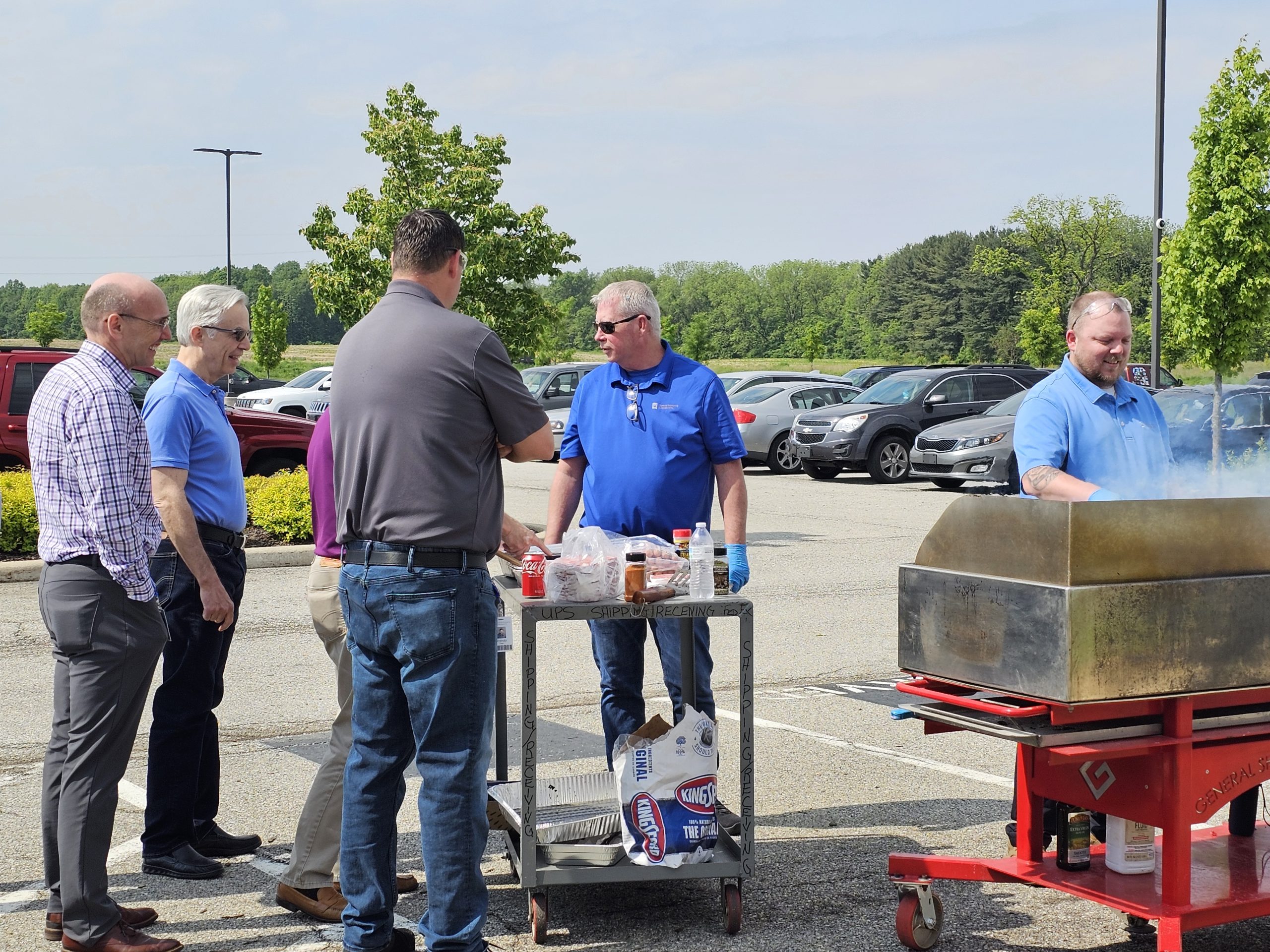 General Stamping & Metalworks recently treated our employees to a cookout luncheon. Our management team, turned grill masters, were thrilled for the opportunity to thank our team members, as we could not achieve the things that we do without their help.