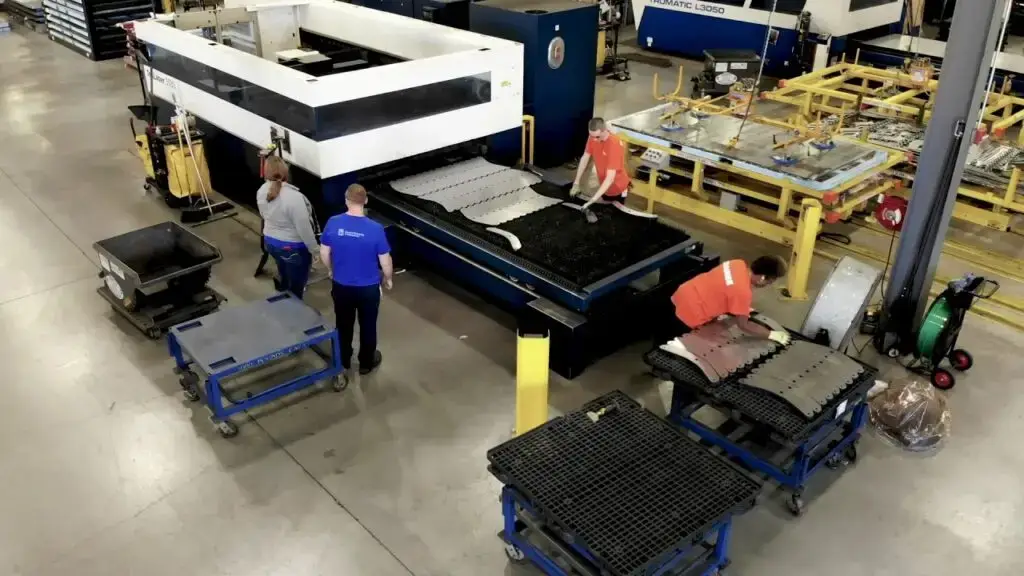 General Stamping & Metalworks plant tour - metal fabrication facility