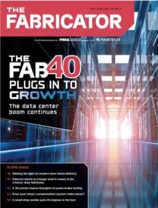 The Fabricator magazine June 2026 FAB 40 cover